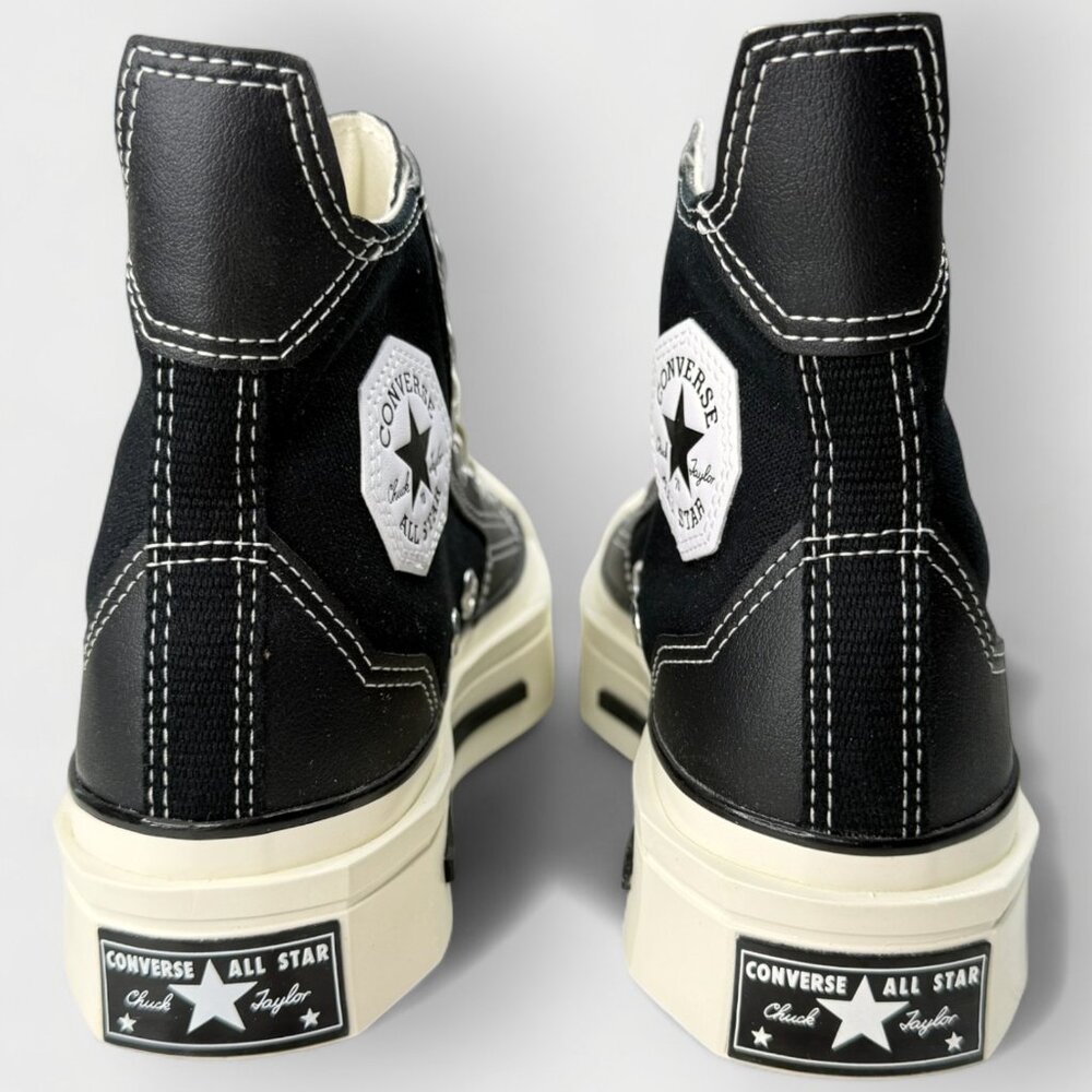Converse Chuck 70 Hi De Luxe Squared Hi‑Top Women’s Size 6.5 Black A06435C - Picture 5 of 16